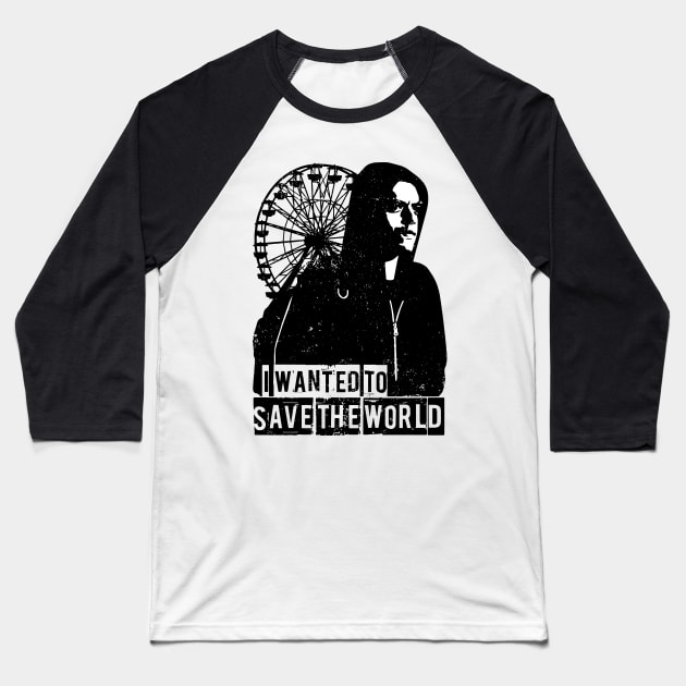 Mr. Robot "I Wanted To Save The World" Elliot Alderson Baseball T-Shirt by CultureClashClothing